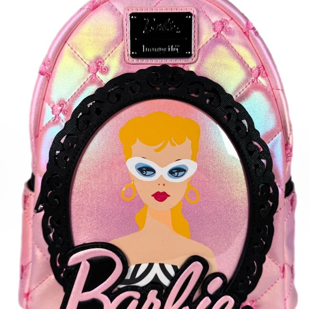 NWT Loungefly Barbie Iridescent Mini Backpack